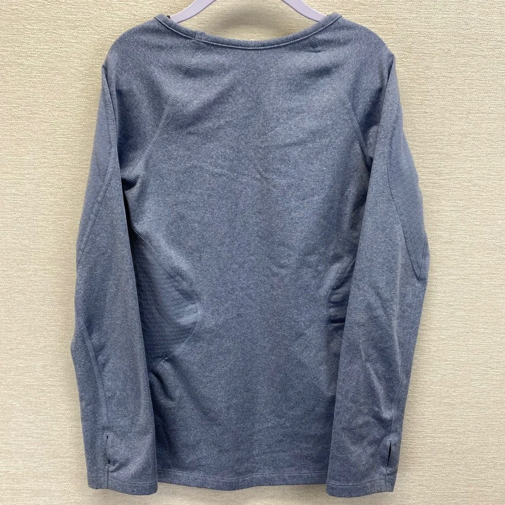 Nike Dri Fit Girls Long Sleeve Athletic Training Shirt Size M Thumbholes Wicking